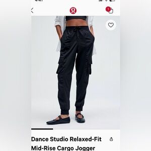 Lululemon Dance Studio Relaxed-Fit Mid-Rise Cargo Jogger